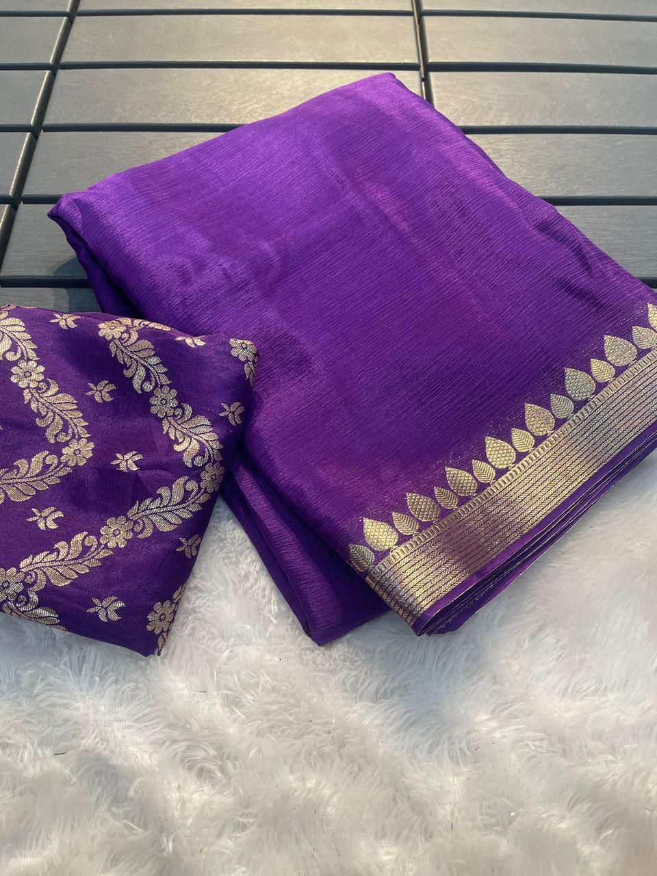 Chinon chiffon sarees