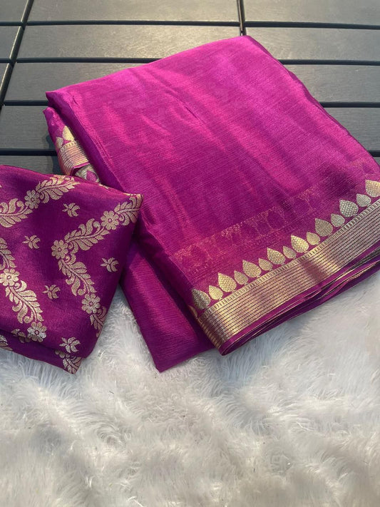 Chinon chiffon sarees